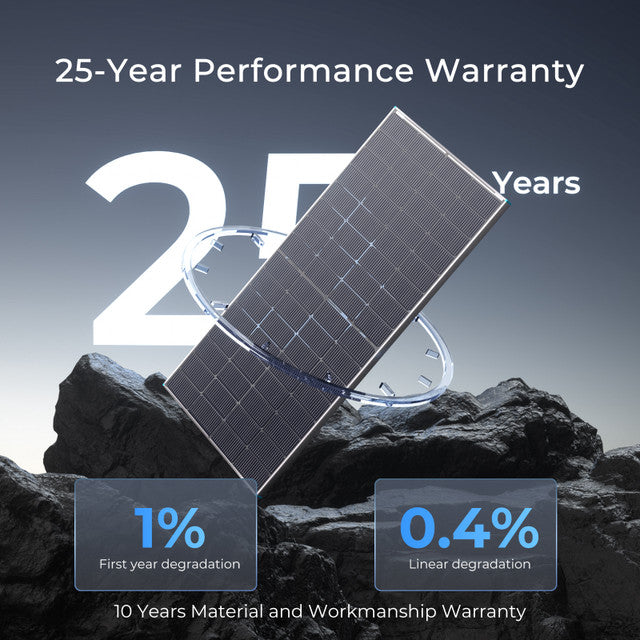 25 year warranty solar panel
