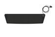 30w hood solar panel for ram promaster - Black solar panel with a cable on a white background