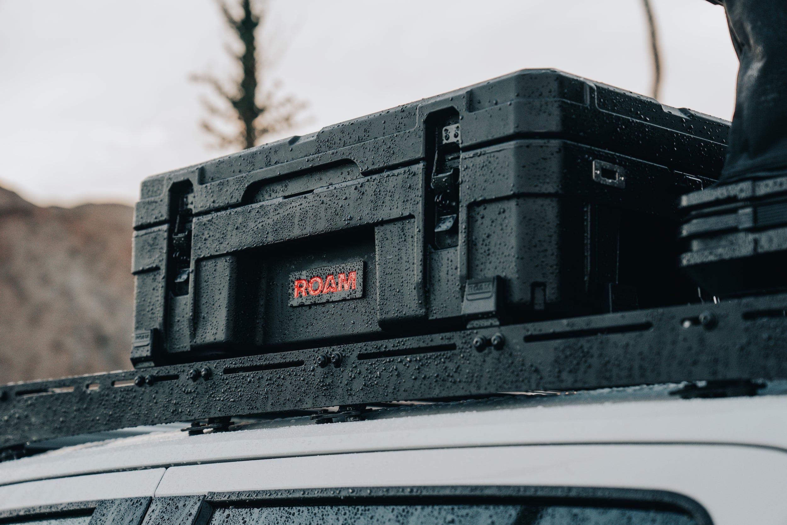 66L Roam rugged case mounted with rugged quick release moount