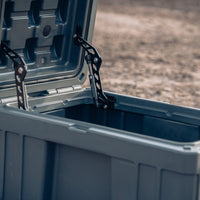 Roam 86L Case open, displaying the spacious interior and rubber gasket seal