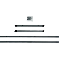 Uninstalled OEM Sprinter roof rail kit with hardware and end caps