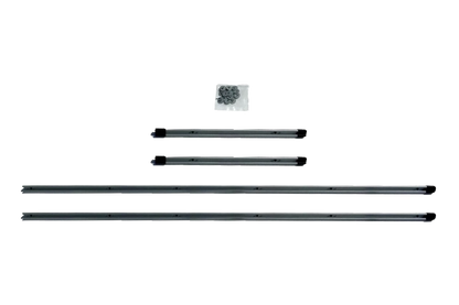 Uninstalled OEM Sprinter roof rail kit with hardware and end caps