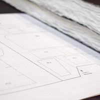 Design blueprint of pre-cut-van insulation