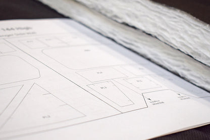Design blueprint of pre-cut-van insulation