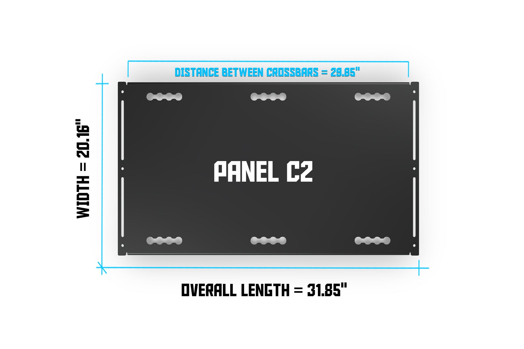 Transit C2 Deck Panel Dimensions