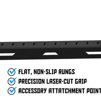 Side Ladder Mounted on Ford Transit for Overlanding - Orion Features
