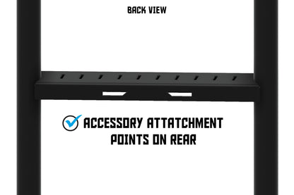 Back view of orion transit van ladder attachment points
