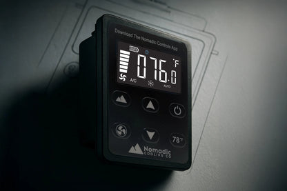 X2 Helix LCD control panel close-up, PWM cooling and High Humidity mode