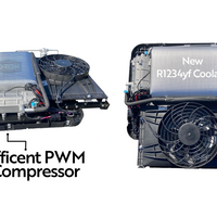 X3 Helix interior airflow separator and ducting detail, optimized path for efficient cooling and High Humidity mode