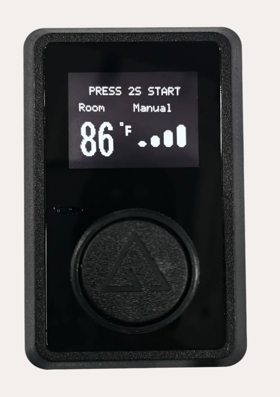 Velit heater control knob with bluetooth