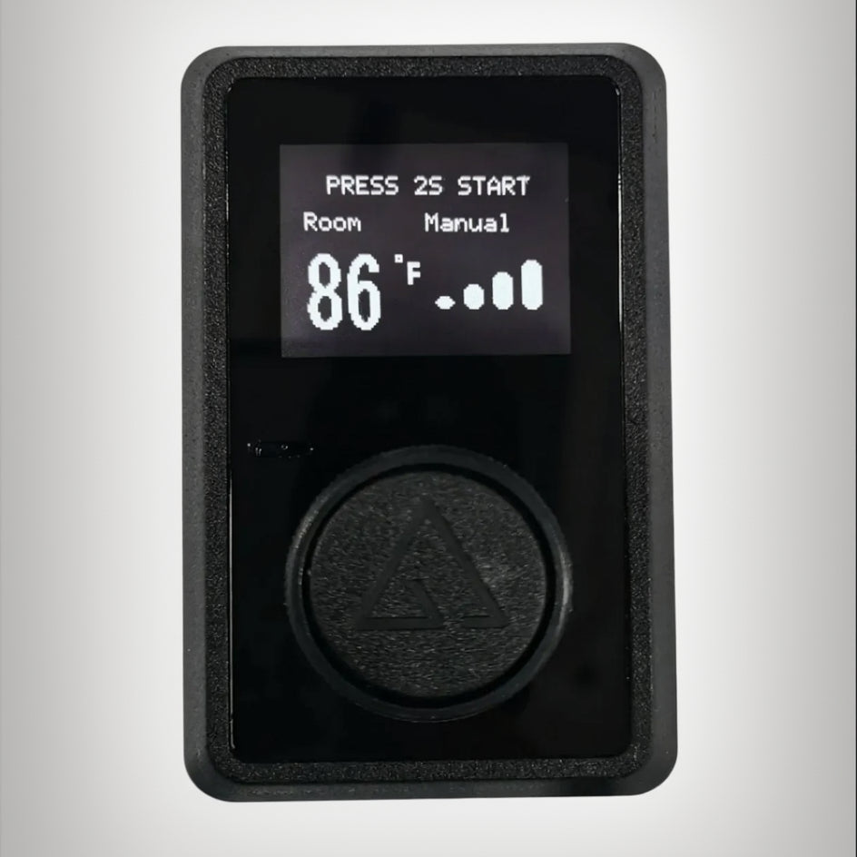 Velit heater control knob with bluetooth