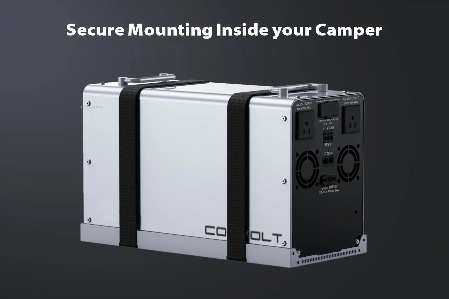 Comvolt 4200 mounting straps and floor bracket