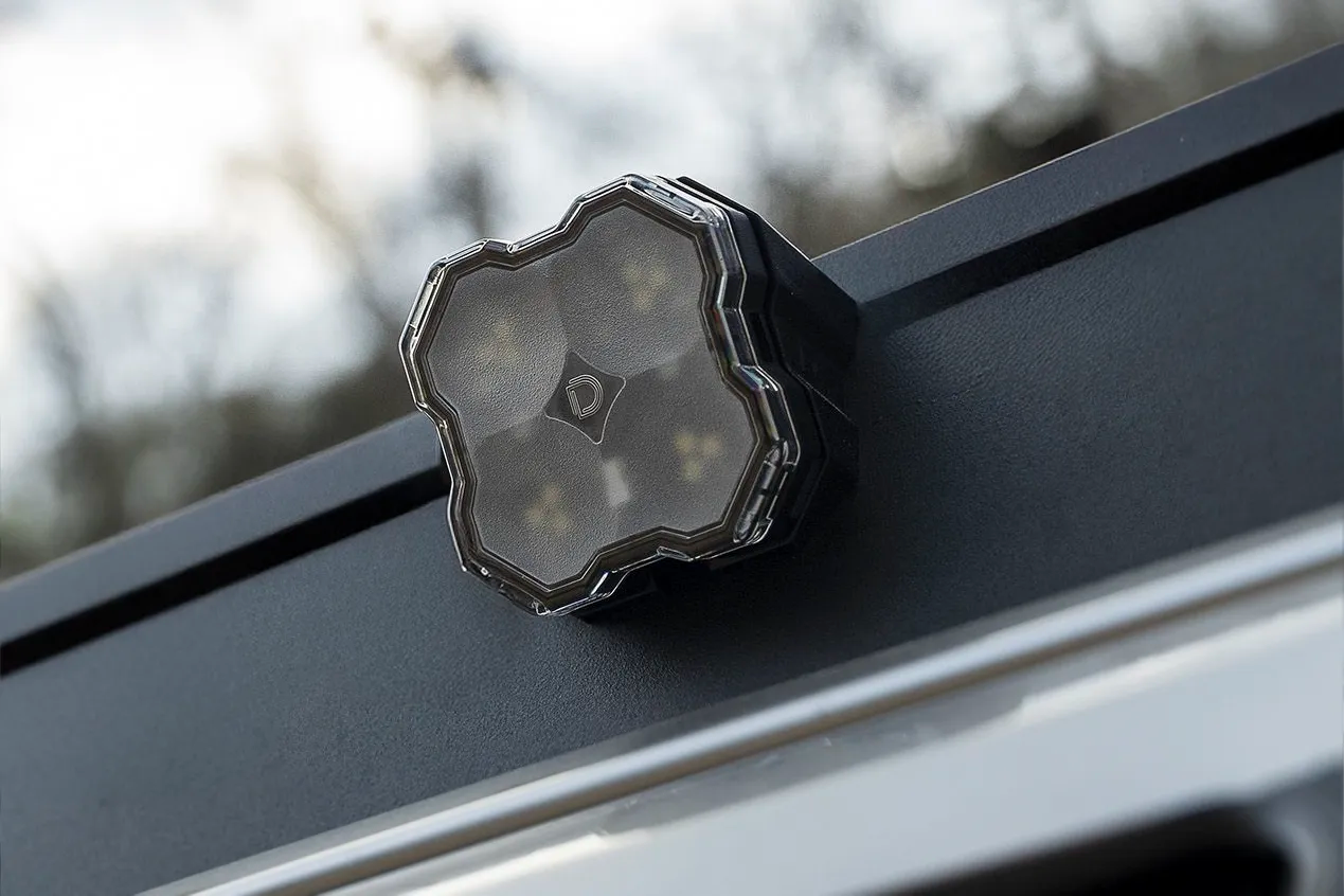 Diode Dynamics Stage Series White/Amber LED Scene Light Kit on van roof rack