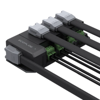 EcoFlow Power Dock fully connected with five LFP batteries via plug-and-play ports