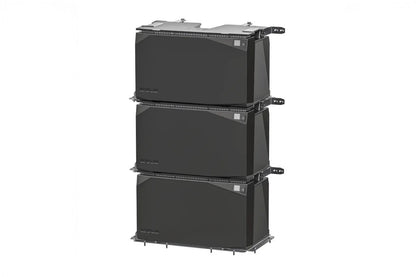 Stacked EcoFlow LFP batteries demonstrating expandable 15kWh system