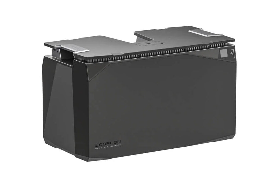 EcoFlow 5kWh LFP Battery – front view of stackable LiFePO4 battery module