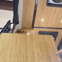 Heavy duty folding bracket for van countertop extensions video