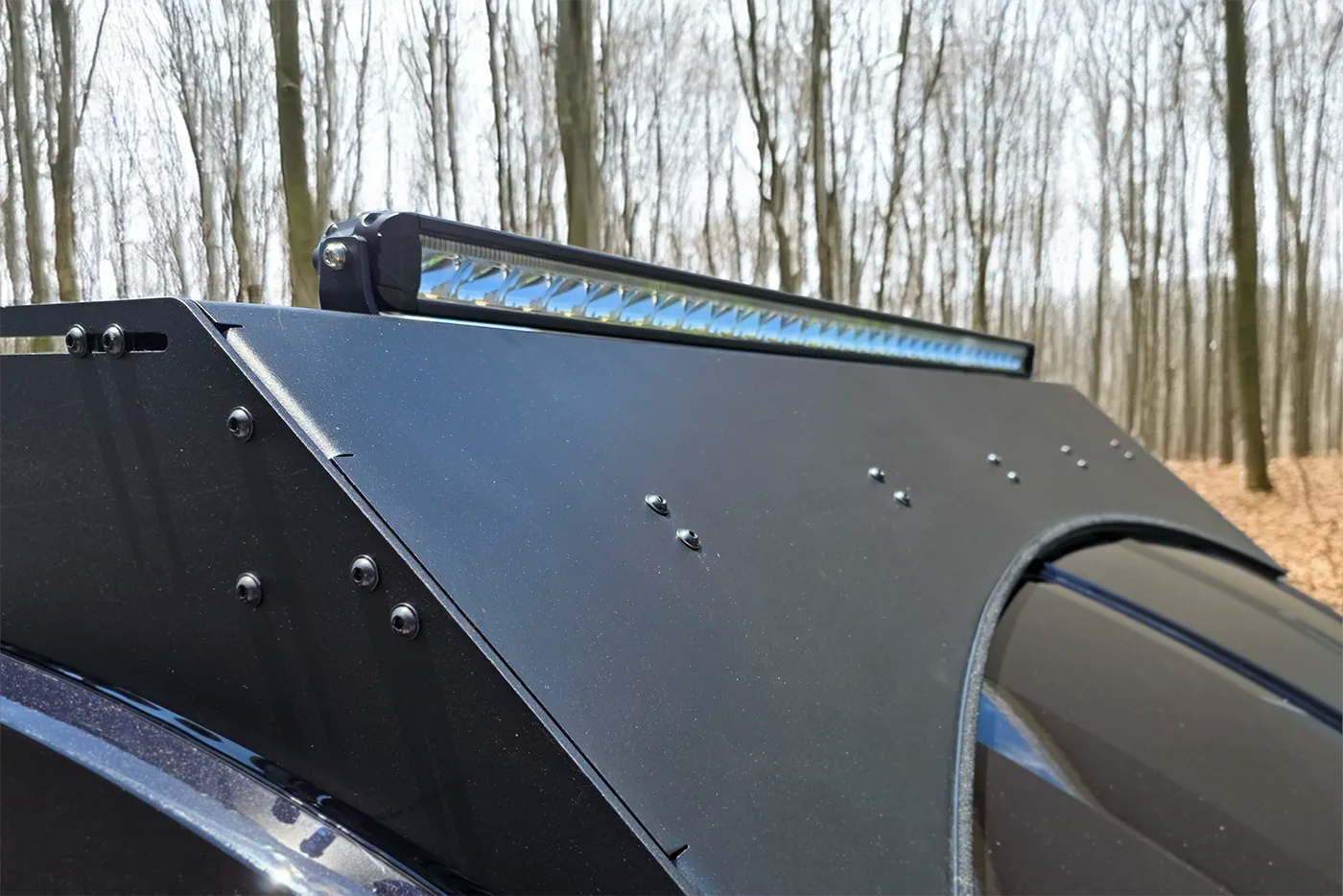 50 inch lightbar with drls on van roof rack
