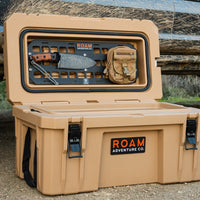 105L Molle Panel insert for roam case with knife and extras