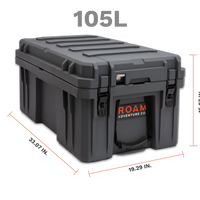 Roam 105L Case dimensions