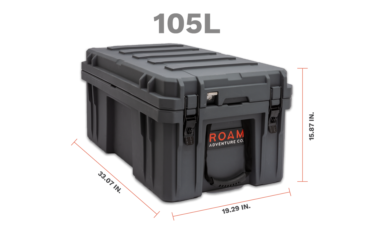Roam 105L Case dimensions