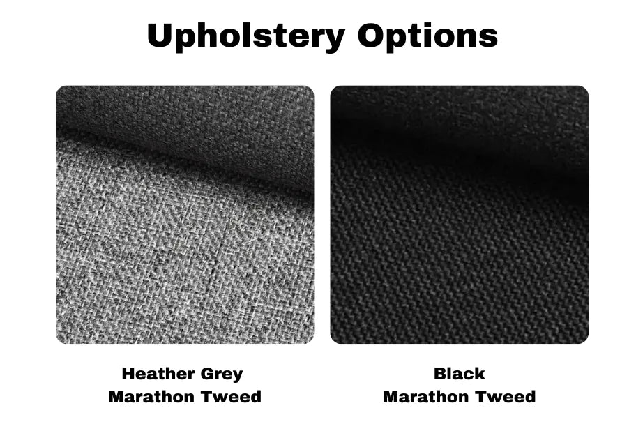 upholstered options for go code - grey or black