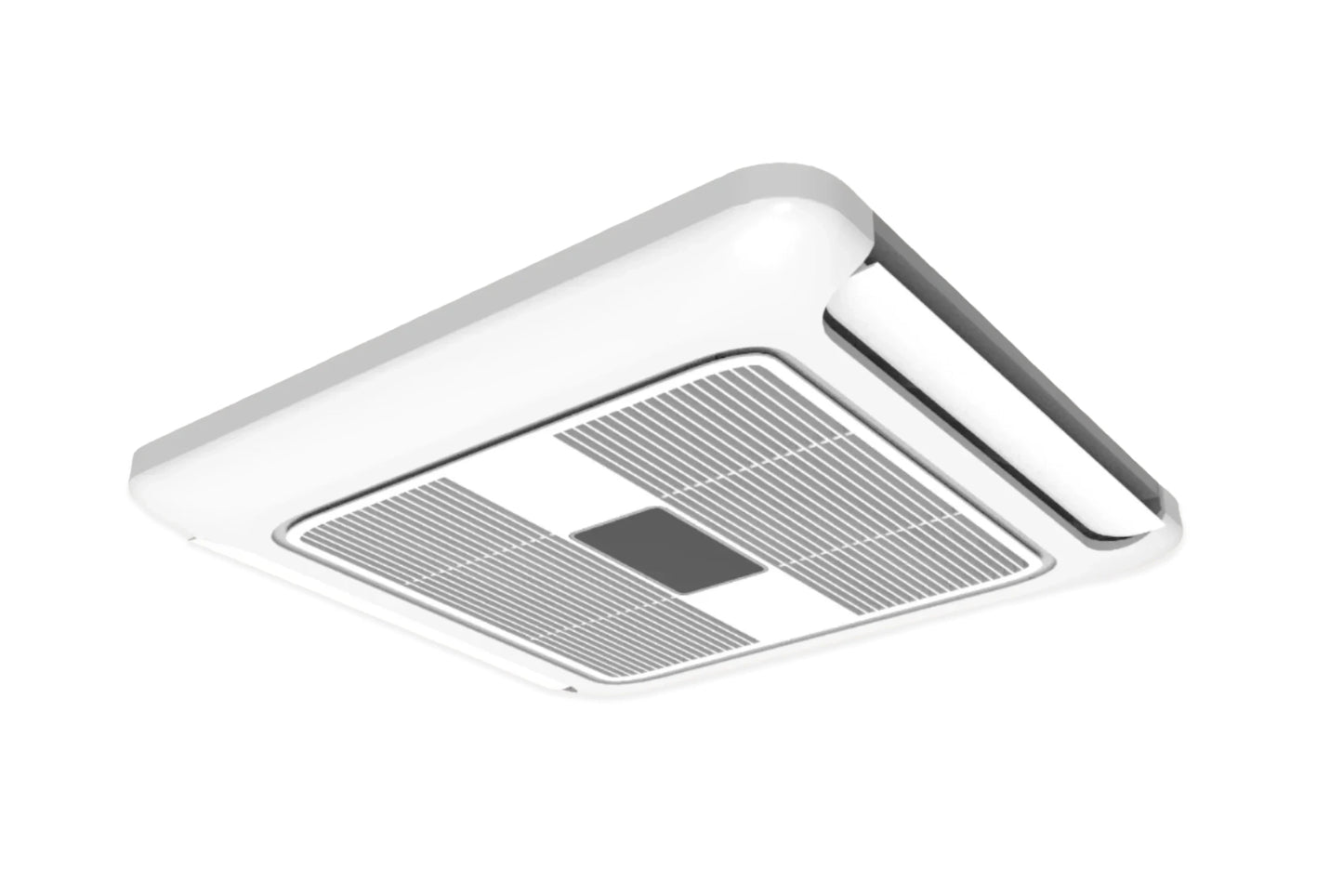 Interior View of Velit 3000R Air Distribution Panel Installed Inside Van