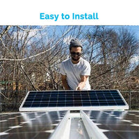 Renogy 100 Watt 12v Solar Panel Easy Install