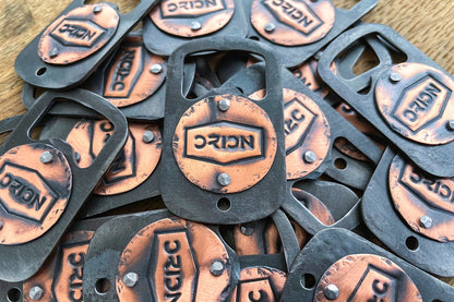 Orion bottle opener hand forged