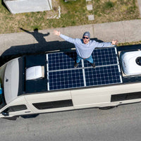 Orion Van Gear Roof Rack with deck panels and walkable solar 