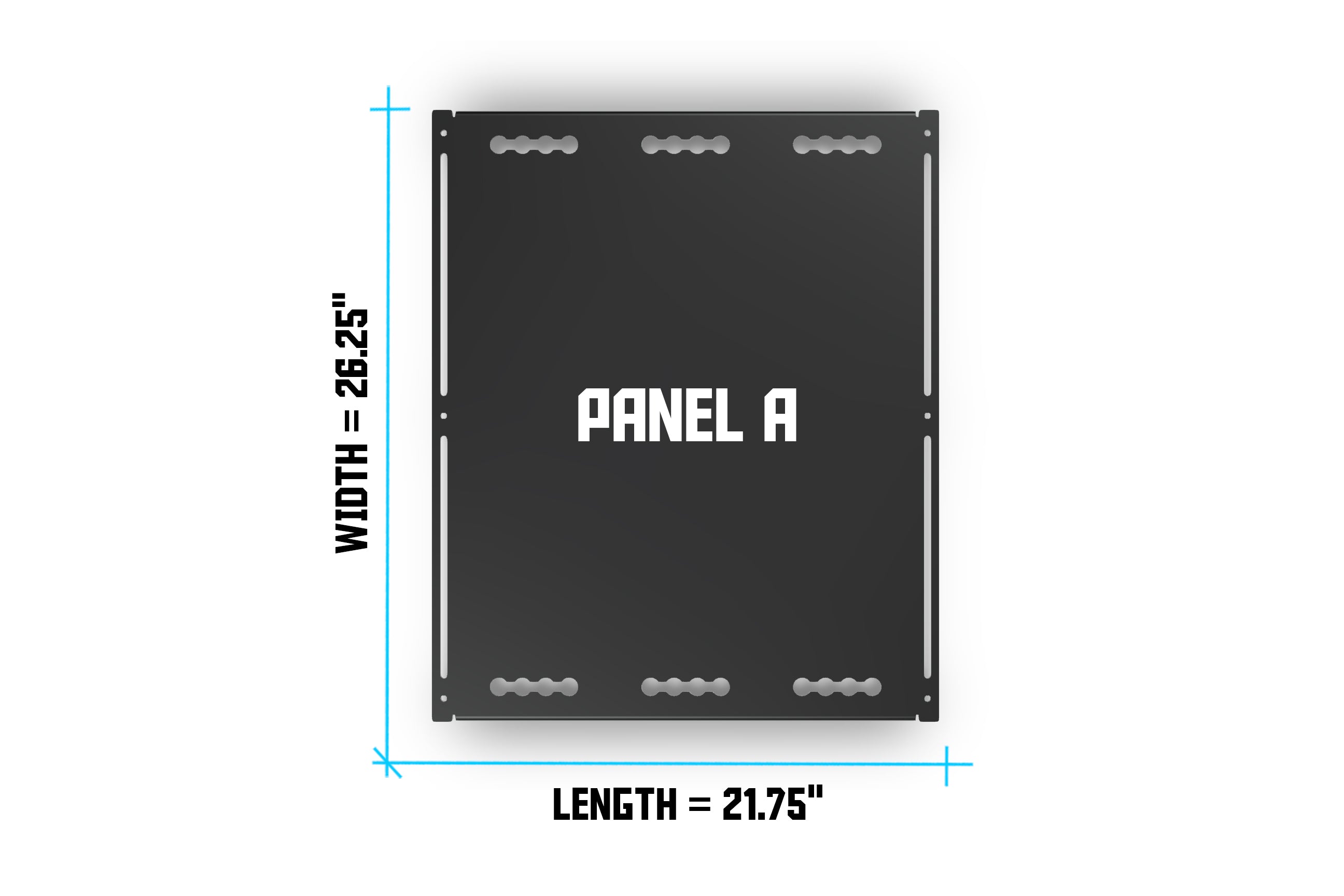 Orion Roof Deck Panel A Dimensions 