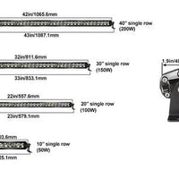 Slim Light Bar Specs
