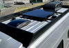 A solis pocket with the factory panel raised up onto the Orion roof rack