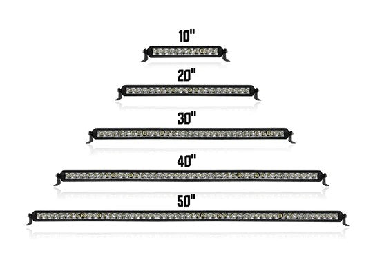 Slim Series Van Light Bar Sizes