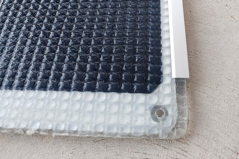 Walkable Solar Panel Mounting Kit - Silver